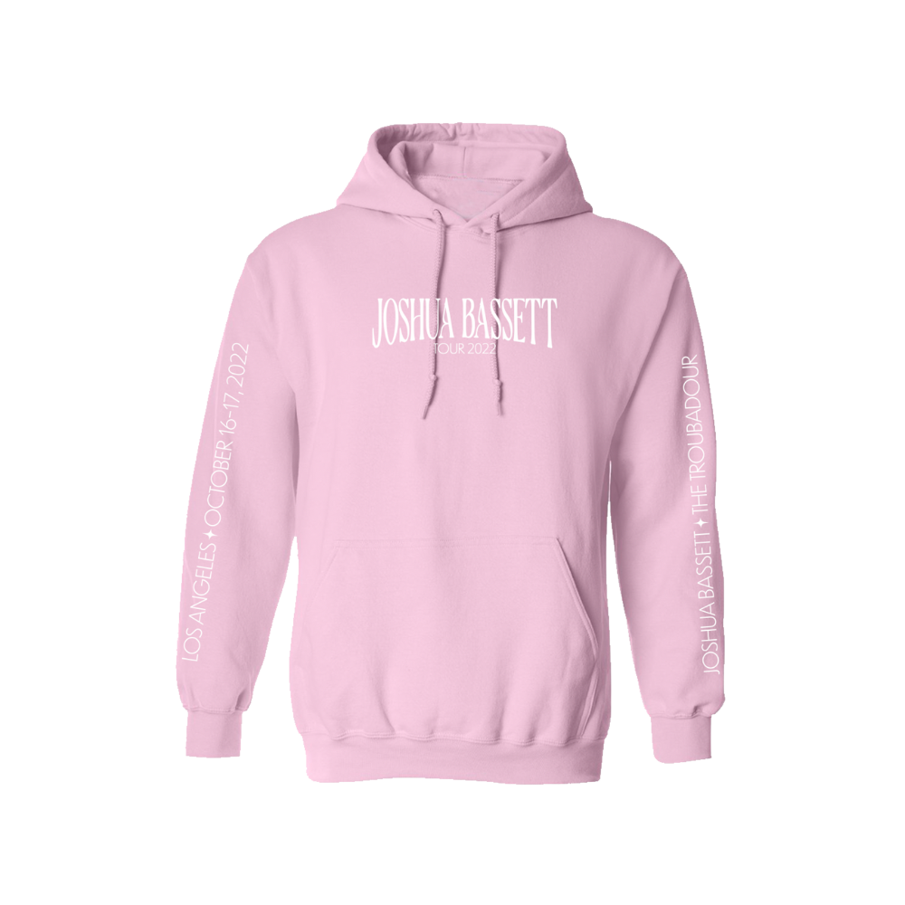 Pink Seek Discomfort Pullover LA Tour Hoodie Light Pink