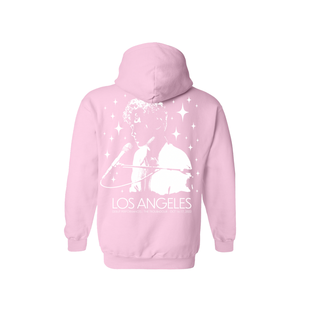 LA Tour Hoodie - Light Pink